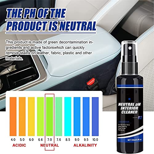 Gdsafs Car Interior Carpet Leather Full Effect Cleaner, Seat Cleaner For Car Stains, Car Upholstery Cleaner Foam Spray, Multi-Purpose Car Seat Stain Remover Fabric For Stains (3Pcs) #TOP4