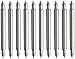Produktbild 10 Stück 20mm Eichmüller Edelstahl Federstege 1,3mm Durchmesser für Uhren Armbänder