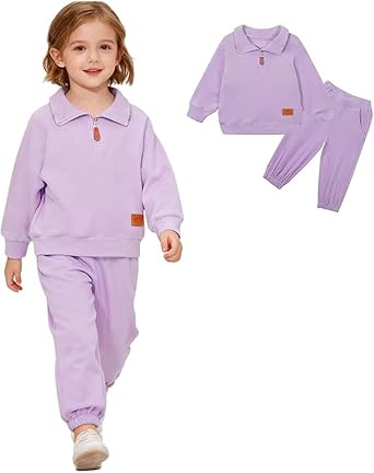 Toddler Baby Boy Winter Clothes Outfits Velvet Sweatsuit Set Long Sleeve Zipper Sweatshirts Pants Boys clothing sets