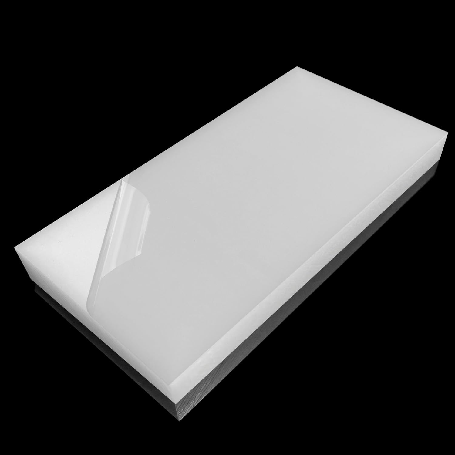 HDPE Plastic Sheet - 1/2" Thick Black -7