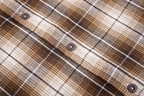 Alex Vando Mens Button Down Shirts Regular Fit Long Sleeve Casual Plaid Flannel Shirt
