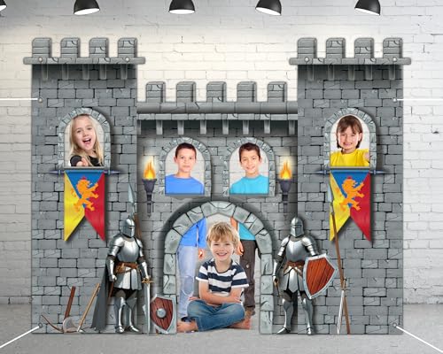 Fondo Fotográfico Castillo Medieval 49x71 in miniatura 1