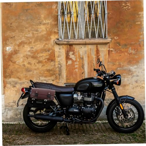 Bolsa trasera retro para motocicleta VALICLUD resistente al clima con fácil instalación, múltiples compartimentos para herramientas y accesorios miniatura 6