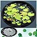 GliCraft 2 Pcs Diameter Fish Barrier Floating Island Plant Protector Black Floating Flora Island Round for Your Home Pond Protects Your Floating Plants from Pond Fish, 18