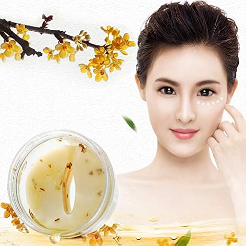 Cocohot 80 Stück Goldene Osmanthus Augenmaske Füllt Die Dunklen Kreise Feuchtigkeitsspendende Augenmaske aus Kollagen Cover
