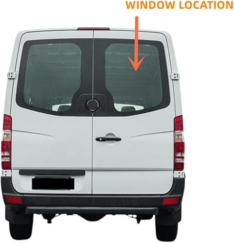 Miniatura 3 de Reemplazo de ventana de vidrio trasero derecho para Dodge Sprinter 2007-2010 Freightliner Sprinter 2007-2018 Mercedes Benz Sprinter 144 pulgadas170
