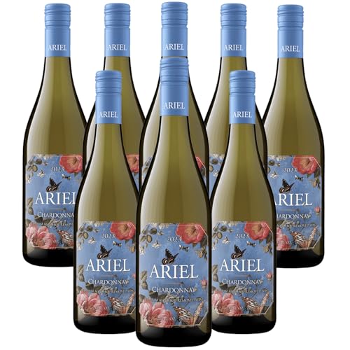 Ariel Chardonnay Non-Alcoholic White Wine Experience Bundle | 8 PACK