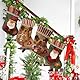 CaiYuanGJ 2 Stück Flachs Nikolausstrumpf, Nikolausstrumpf Zum Befüllen, Weihnachtsstrumpf Set, Nikolausstrumpf Set, für Kamin Kinder Weihnachtsfeier Dekorieren (Weihnachtsmann und Schneemann)