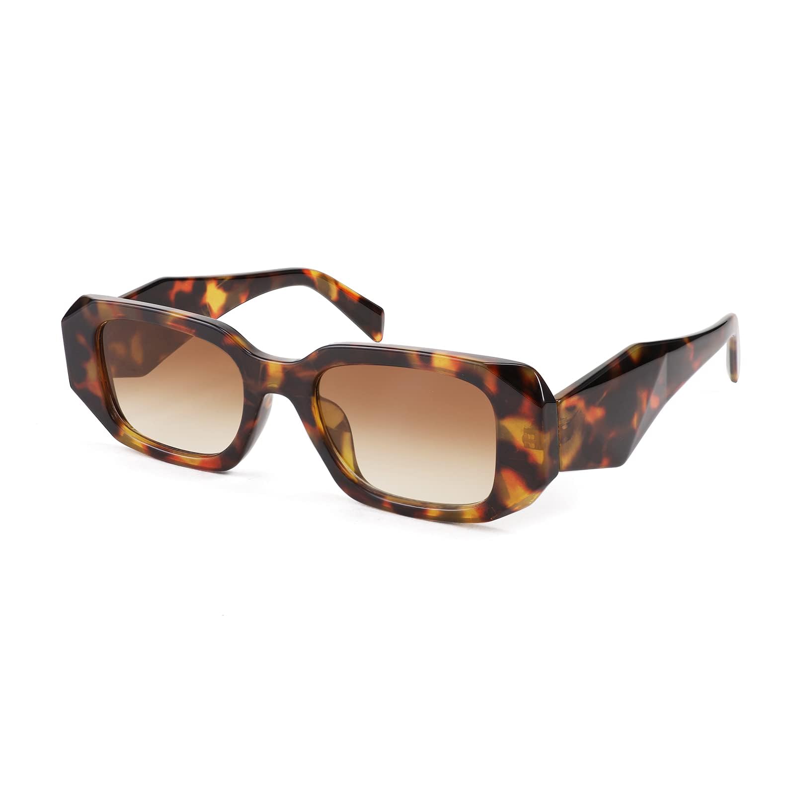 Fashion Square Small Frame Sunglasses Personality Angular Sunglasses Women Hip Hop Glasses E1025-image-45