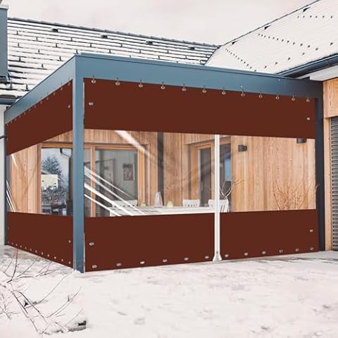 Ezcasch 20 Oz Outdoor Vinyl Curtain Cover