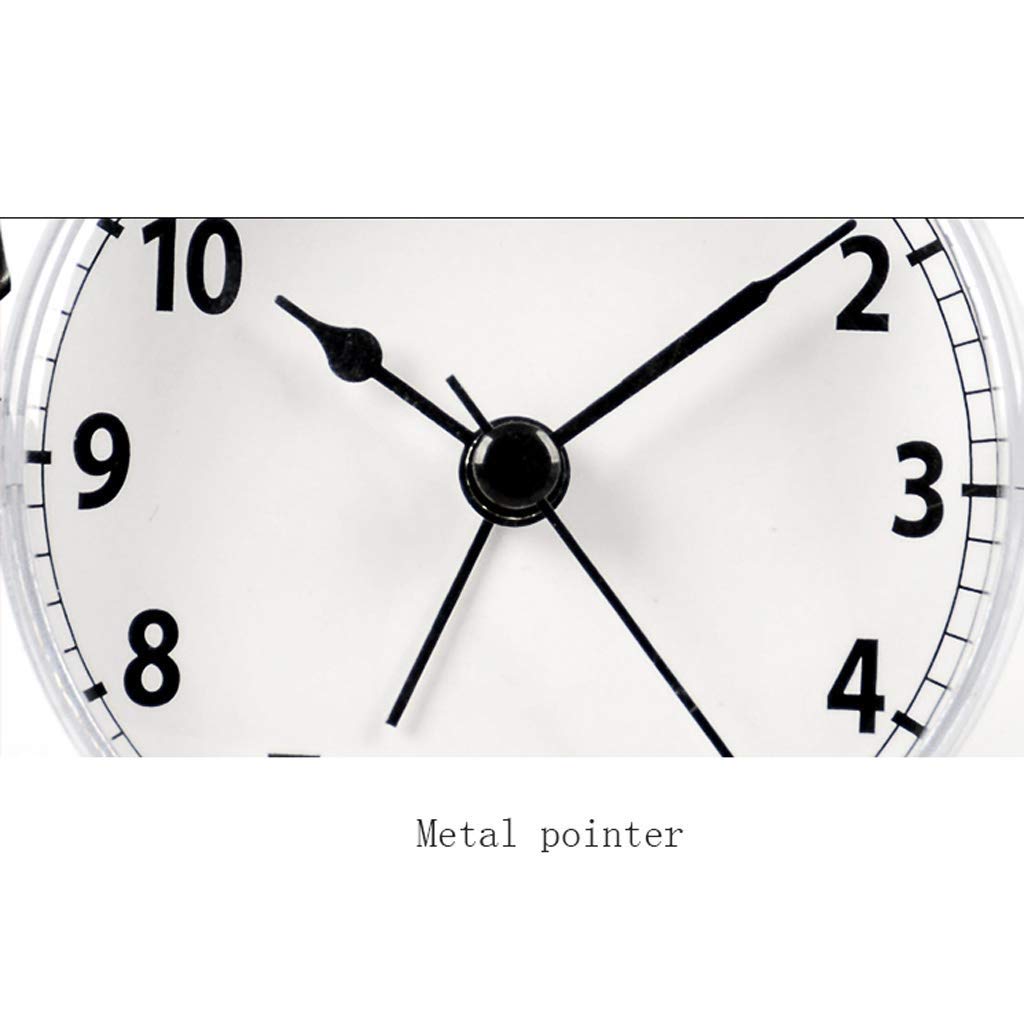 Réveil pour enfants, lumière de chambre, table de chevet, température ambiante, contrôle tactile et fonction snooze (orange)