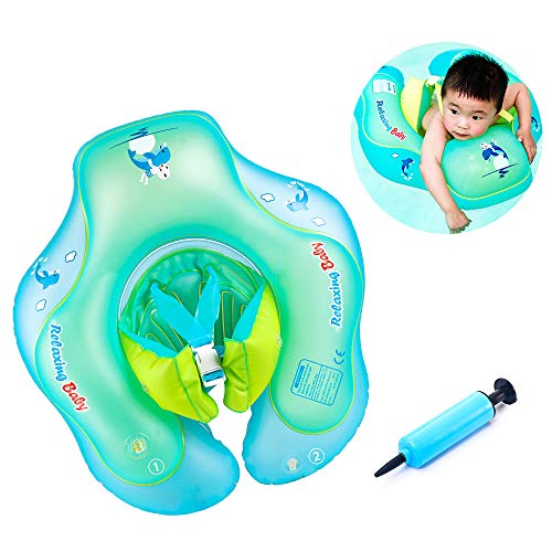 Eenbei Baby Floats for Pool, Cute Leakproof Swimming Floats Swim Rings Babies Inflatable