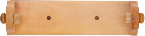 Vista 2 de Design House Dalton Portarrollos de Papel, Montaje en Pared, Instalación Fácil, Madera, Roble Miel, Duradero, 13.4 pulgadas, 13.75 pulgadas de ancho