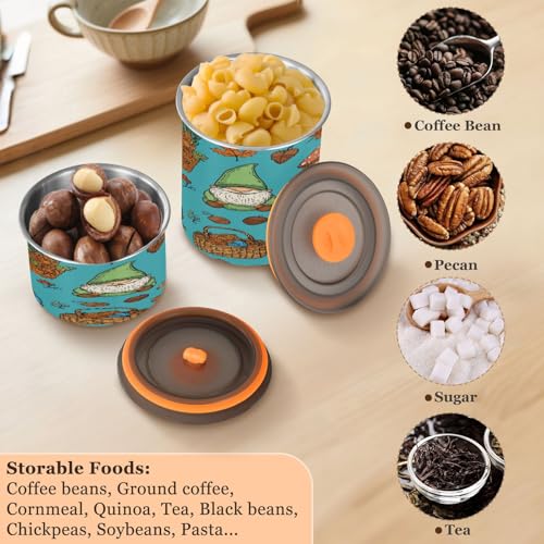 Envase de Café Hermético de Acero Inoxidable 500ml miniatura 5