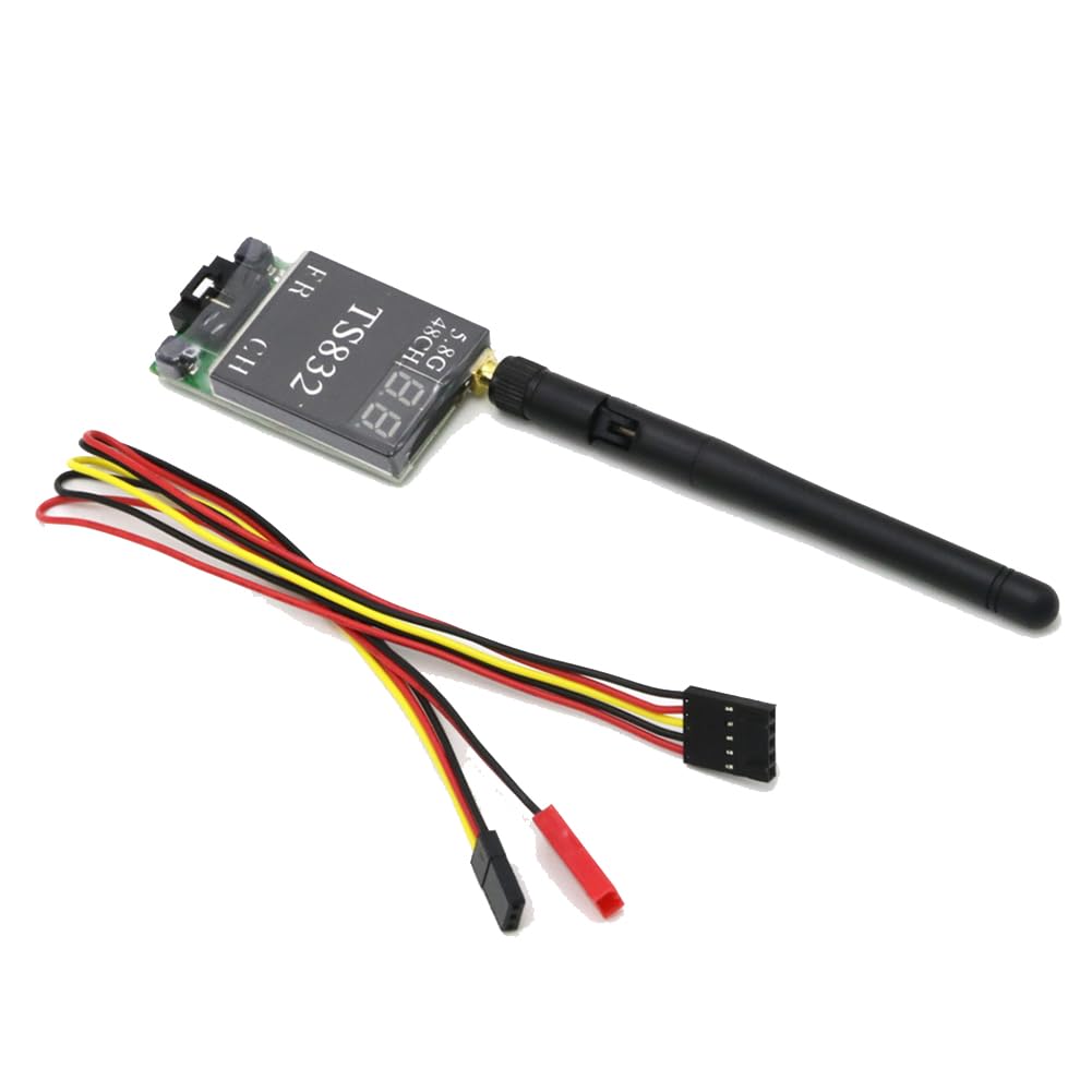 Transmisor InaláMbrico TS832 FPV 5.8G 600Mw con Antena Transmisor AV InaláMbrico para FPV Multicopter RC Quadcopter