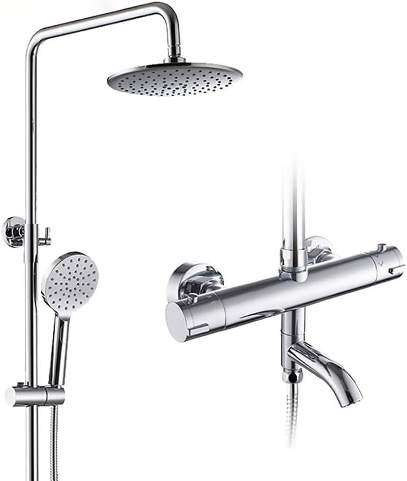Shower Set Shower Set Intelligent Thermostat Temperature Control Shower Pressurized Shower Set Shower Nozzle Full Copper Faucet Water Supply Bathroom