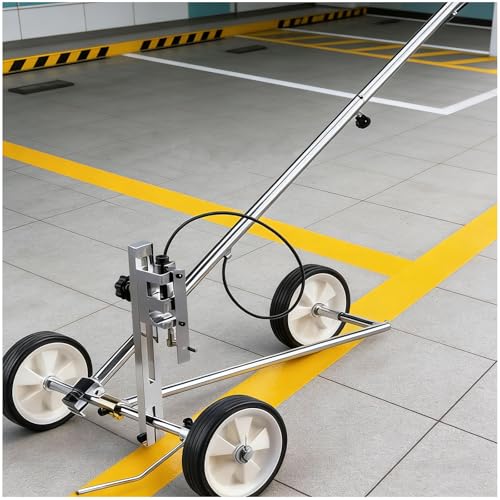 Eastnmythet Road Marking Machine - Efficient Wheel Transfer Line Marker for Accurate Pavement Markings - Hand-Push Cold Spray Paint Line Striping Machine for Pavement Grass Runways