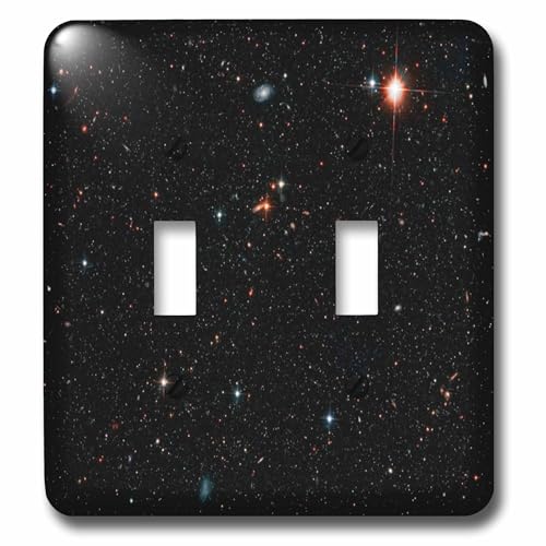 Interrupteur à bascule double étoiles de nuit pour remplacer plaque usée - 2
