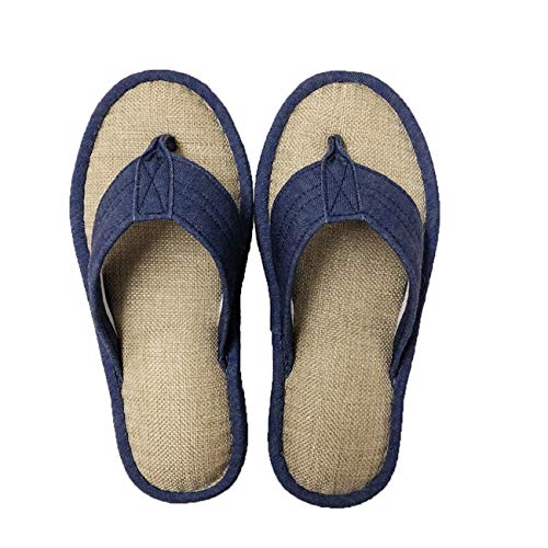 センコー S.D.S サニーサニー 鼻緒 スリッパ 約22.5cm ネイビーブルー 手を使わずに履ける立体鼻緒 61281