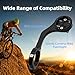 Bike GPS Computer Mount for Garmin,Out Front Bike Mount for Riders,Cycling Bracket for 25.6mm & 31.8mm Handlebars,Aero Bars Bike Bracket with Adapter Work for GPS Computers,Sport Camera & Flashlight