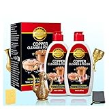 Meuvcol Kupfer & Messing Politur Und Reiniger – 500 ml Sanfte Kupferpolitur Für Töpfe, Pfannen,...