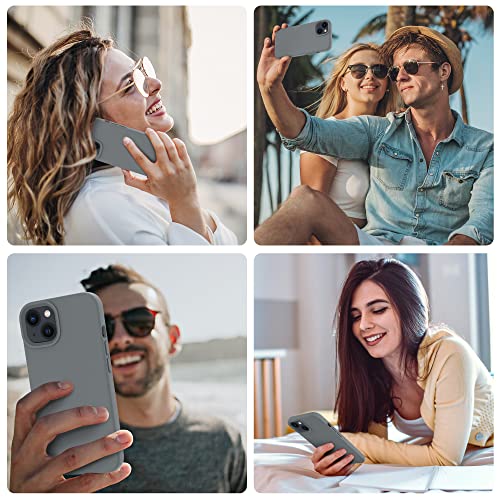 OTOFLY Designed for iPhone 14 Plus Case, Silicone Shockproof Slim Thin Phone Case for iPhone 14 Plus 6.7 inch （Space Gray） by OTOFLY - Used condition - Image 2