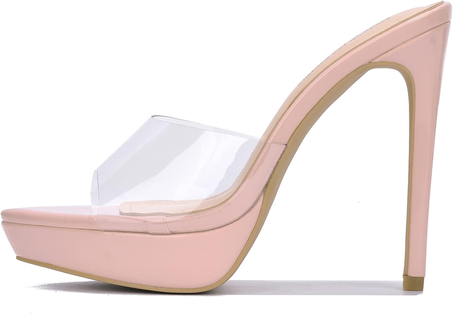 Cape Robbin Psalm Sexy Stiletto High Heels for Women, Ponited Toe Platform Shoes Heels - Pink Size 6.5