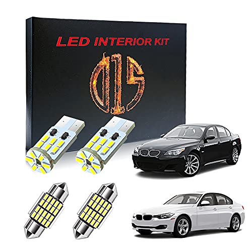 Kit de luces LED interiores para BMW E46 E60 E63 E83 E84 E90 F06 M3 M5 miniatura 1