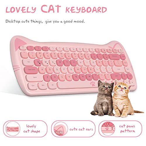Clavier sans fil rétro Bluetooth QWERTY ZIYOU LANG 3060i, mini clavier compact 84 touches PC Mac