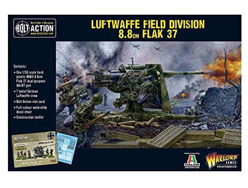 Warlord Games Bolt Action Luftwaffe Flak 37 8.8cm miniatura 1