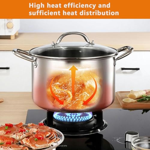 Marmite à soupe pour ragoûts en famille compatible four et induction