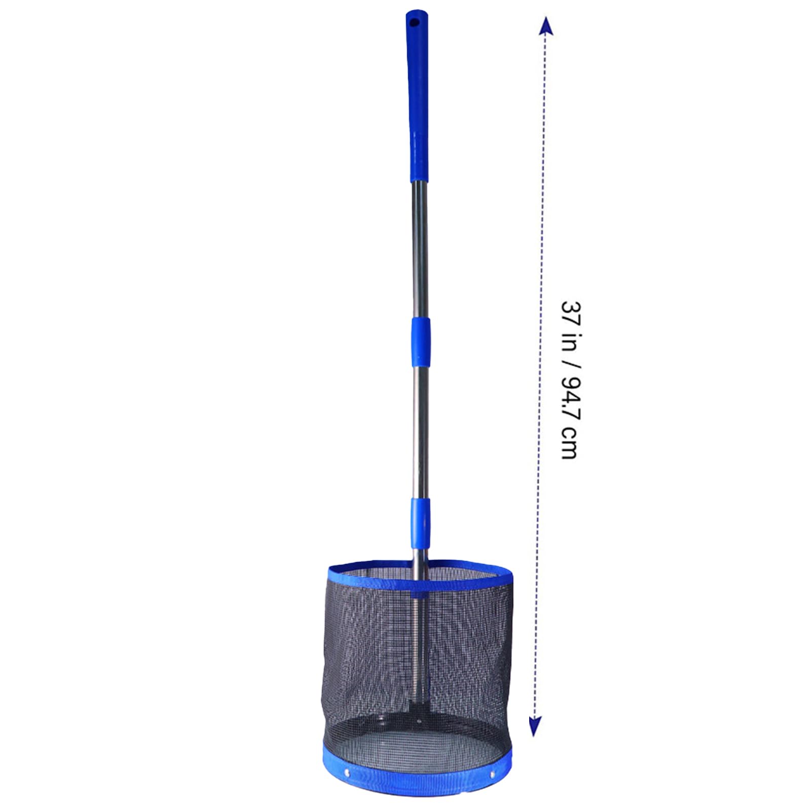 Raccoglitore di palline da ping pong in acciaio inox, manico lungo, per raccogliere palline da ping pong, non piegarsi