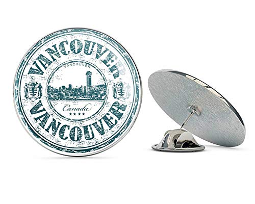 Vancouver Canada Round Metal 0.75