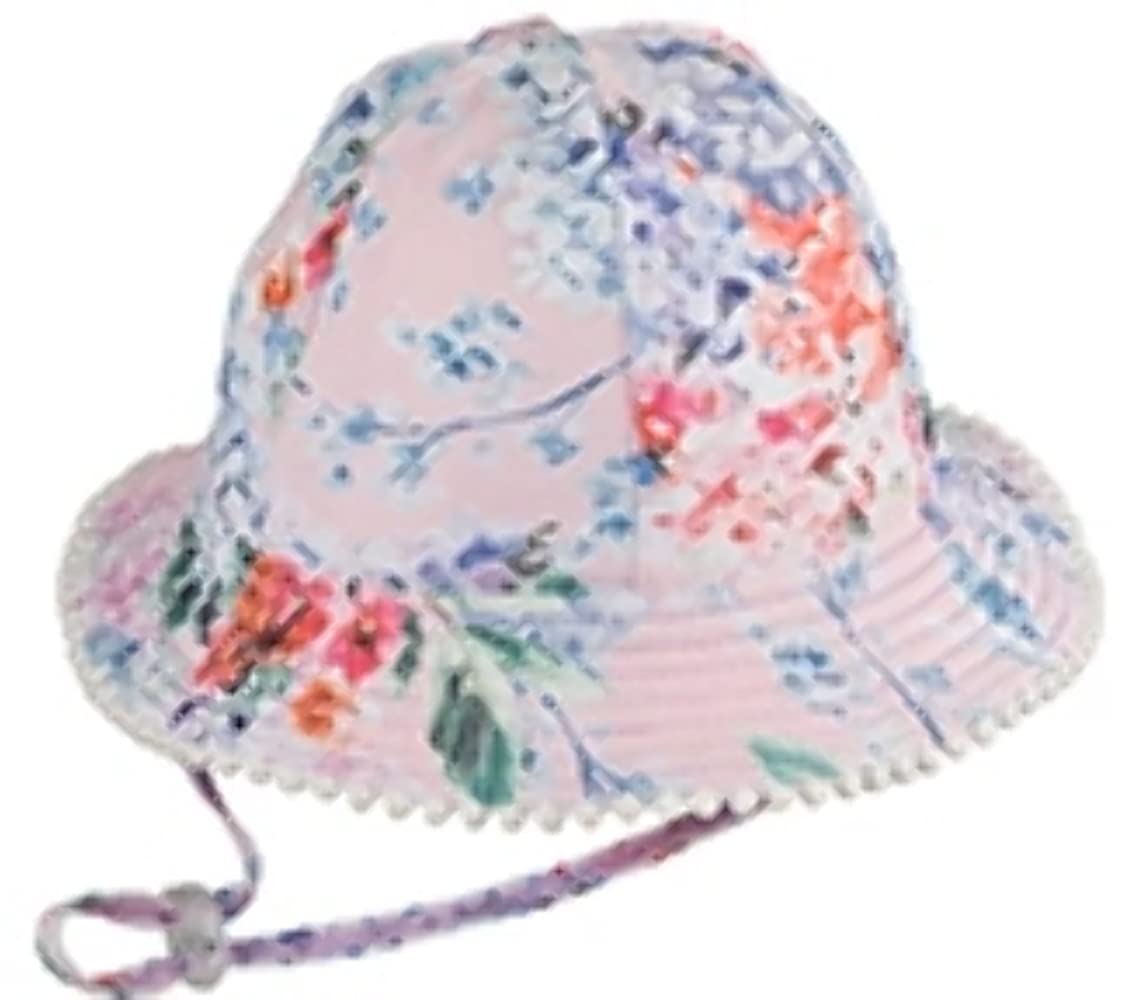 Millymook Baby Girls Floral Reversible Bucket HAT Coco Size 12-24 Months