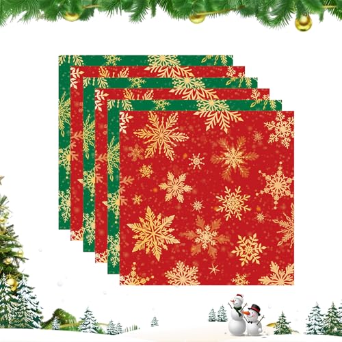 Servietten Weihnachten, 40 Stück Weihnachtsservietten mit...