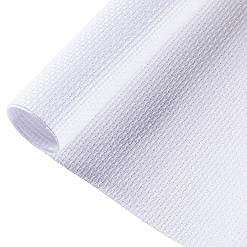 Aida Cloth Big Size 14 Count White Cross Stitch Fabric 39x60 Inch