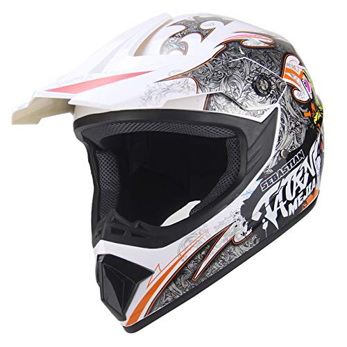 Casco de motocicleta completo con protección de impacto y ventilación 3