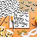 Bonieset 480Pcs Halloween Bat Stickers - Self-Adhesive Labels, Night Sky Black Shape Decals for Envelope Sealing, Cards, Scrapbook, Party Favor, Wrapping Decor