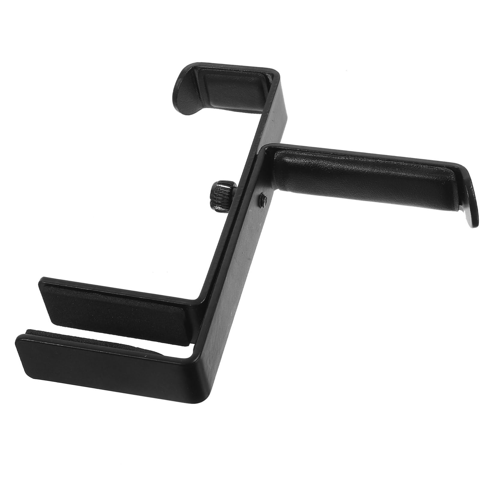 Angoily 2pezzi Supporto Per Cuffie Da Muro Ferro Gancio Per Headset Da Tavolo Organizer Per Auricolari Stabile e Resistente Per Casa Ufficio e Cafe Nero