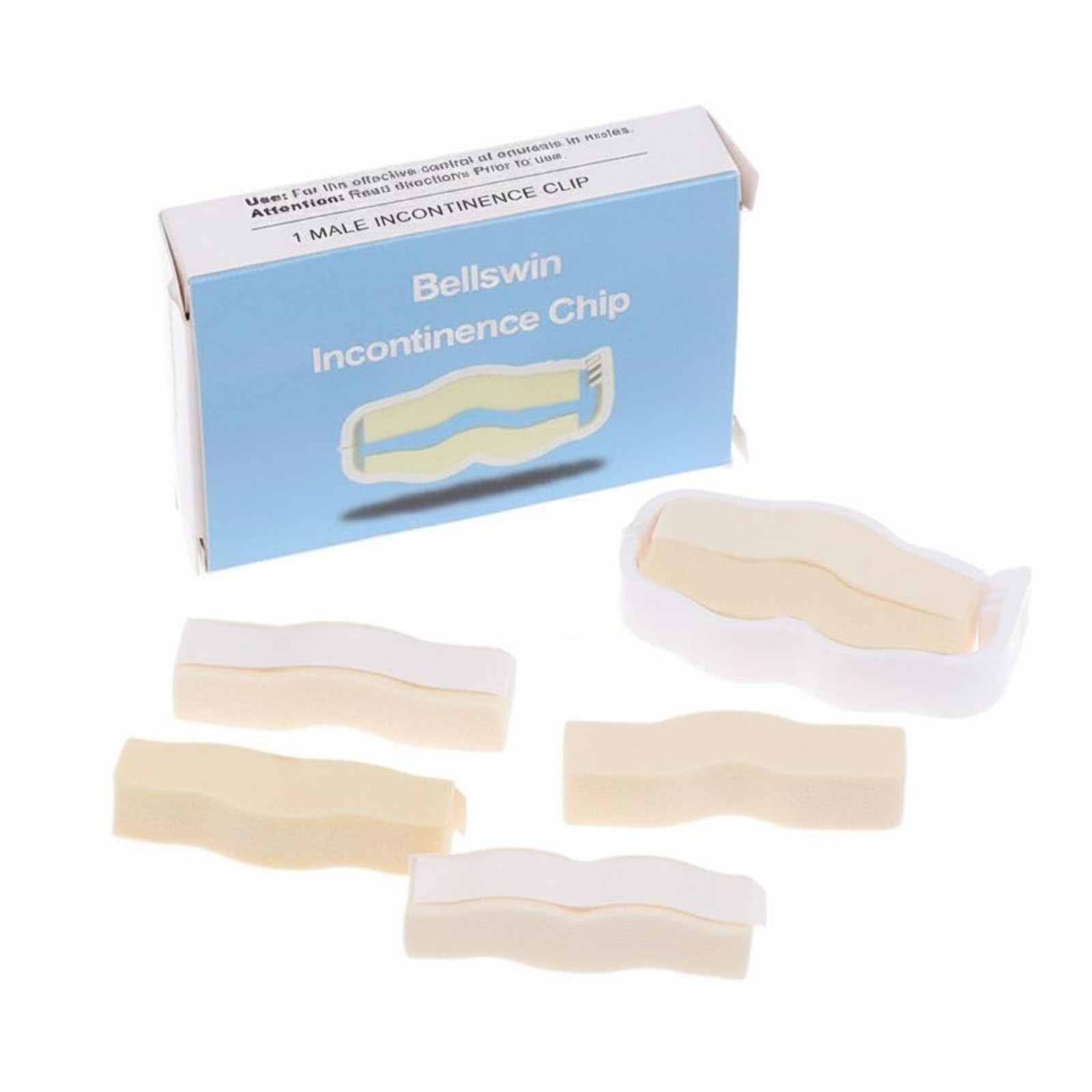 MYADDICTION Discreet Design Sponge Padded Penile Clamp Reusable Penile Clamp Urine Leakage Control Clip for Men, Seniors, Sponge Pad-image-22