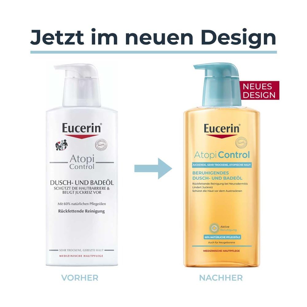 Eucerin - Atopicontrol olio detergente 20% omega 400 ml