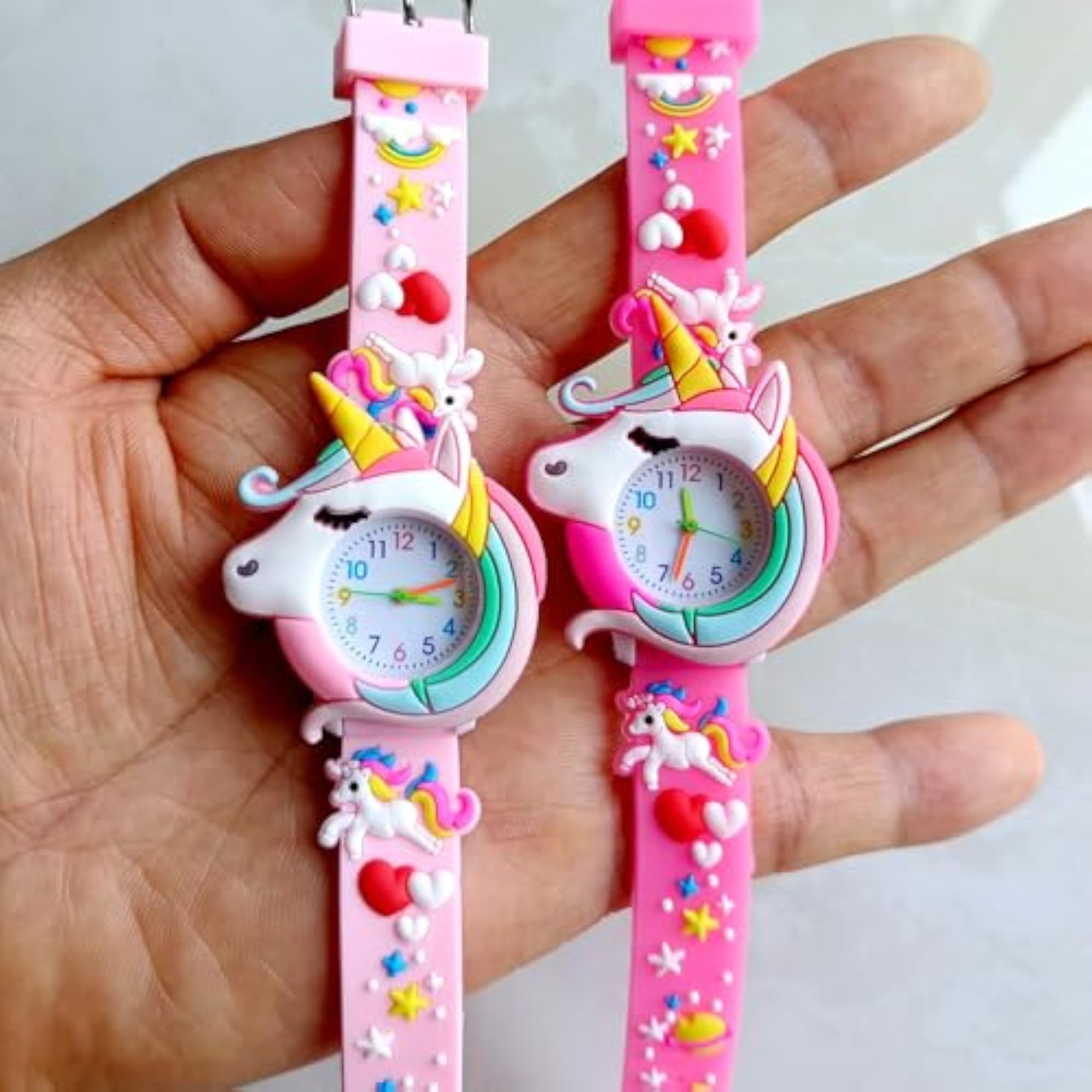 Analog 3D Silicone Strap Unicorn Kids Watch