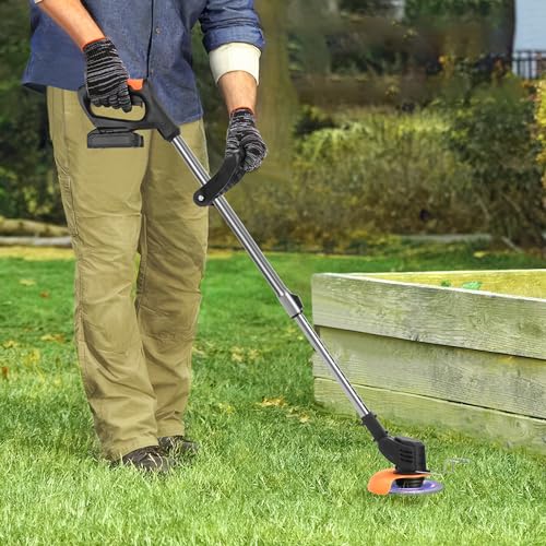 Débroussailleuse électrique sans fil DJROLL 21V pour pelouse et jardinier - 3
