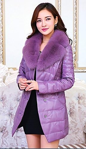 Amazon レディースダウンジャケット レディース羽毛ジャケット 狸毛ダウンジャケット メンヨウ革 綿羊の革 ダウンジャケット 本革ダウンジャケット 羊革ダウンジャケット レディースコート 本革コート 女性のダウンジャケット ダウンコート 防寒 女の