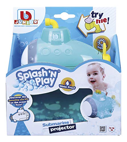 Image of Toysmith Splash 'n Play Submarine Projector Bath Toy,Blue,Small