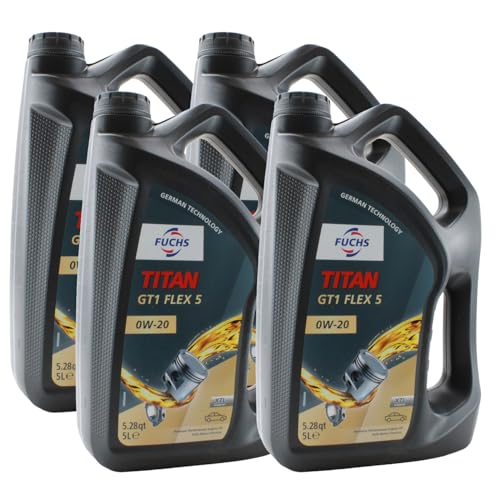 Aceite de motor Fuchs TITAN GT1 FLEX 5 SAE 0W-20 20L