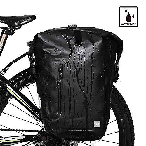 Rhinowalk 25L Fahrradtasche Gepäckträger Tasche wasserdichte Gepäckträgertasche Fahrrad Hinterradtasche Cover