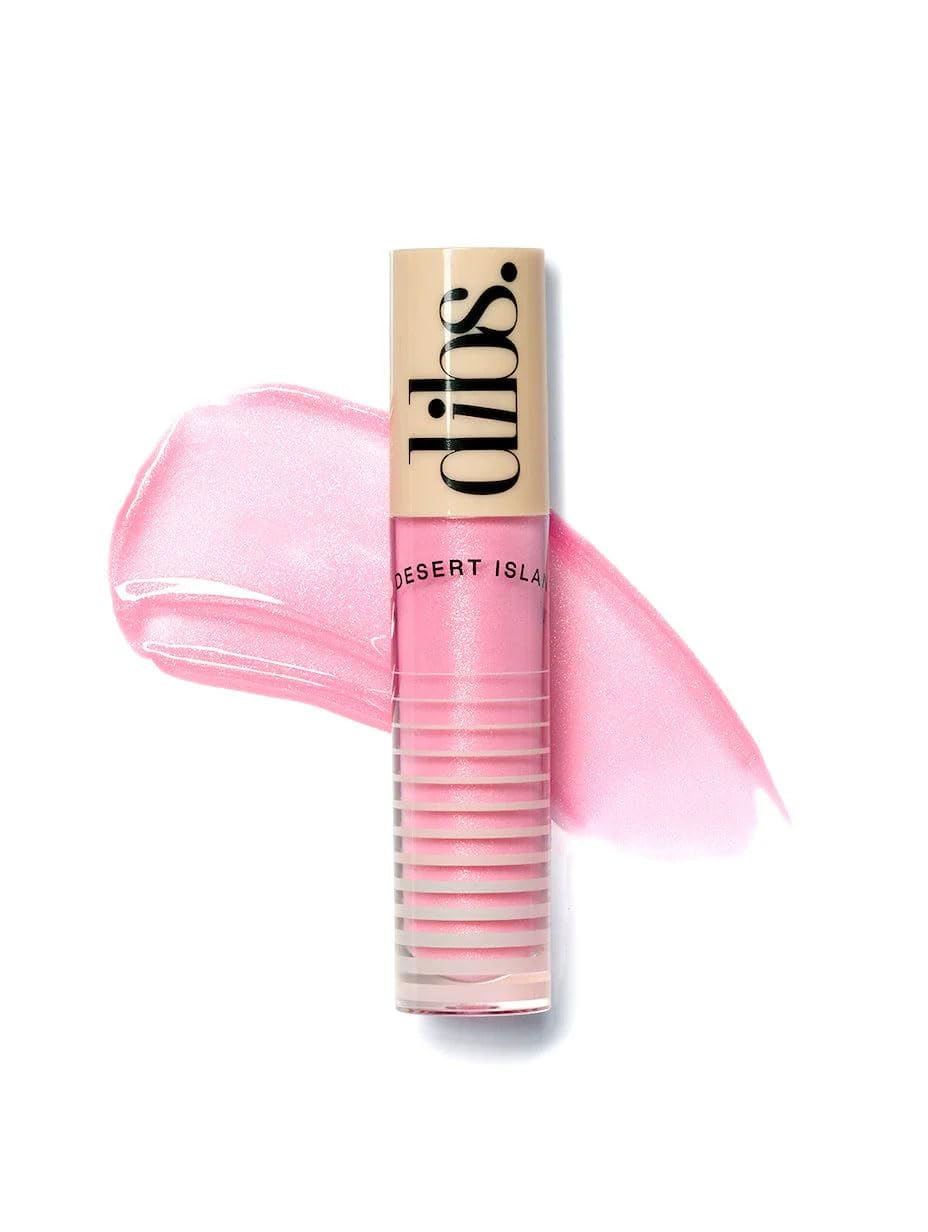 DIBS Beauty Go To Glossy Balm Hydrating Nourishing Lip Gloss Balm for Smooth Shine and Soft Pink Glow