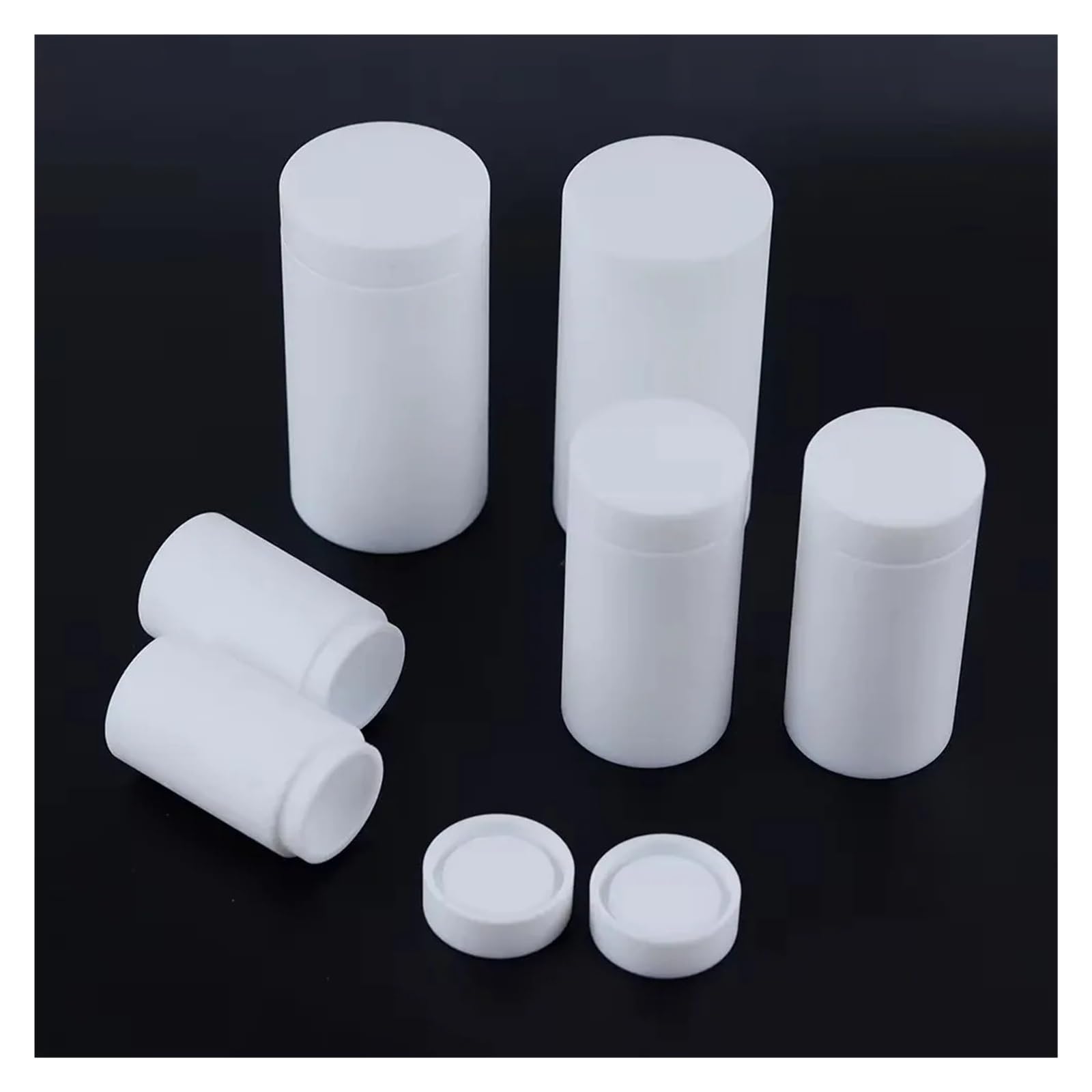 Autoclave, Cámara de PTFE de 5-100 ml for Autoclave Reactor de síntesis hidrotérmica Recipiente hervidor Recipiente Revestido de Reactor Autoclave para Laboratorio(50ml)