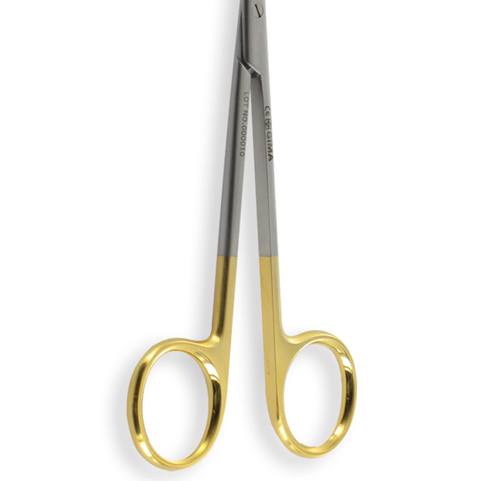 Gima - Metzenbaumin Ciseaux en Carbure de Tungstène, Incurvés, avec des Lames Fermes Qui Garantissent une Haute Précision Aux Chirurgiens, 14 Cm, 26514
